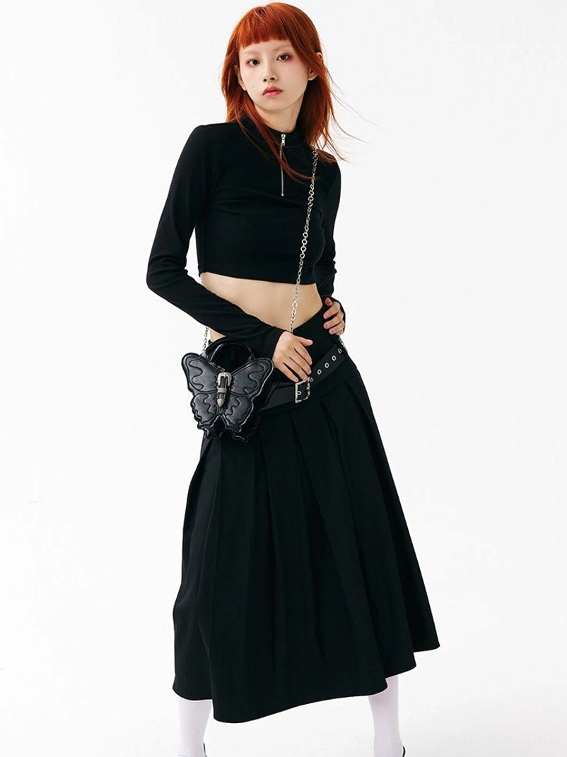 3D punk butterfly bag fashion accessory view for Y2K and alternative outfits