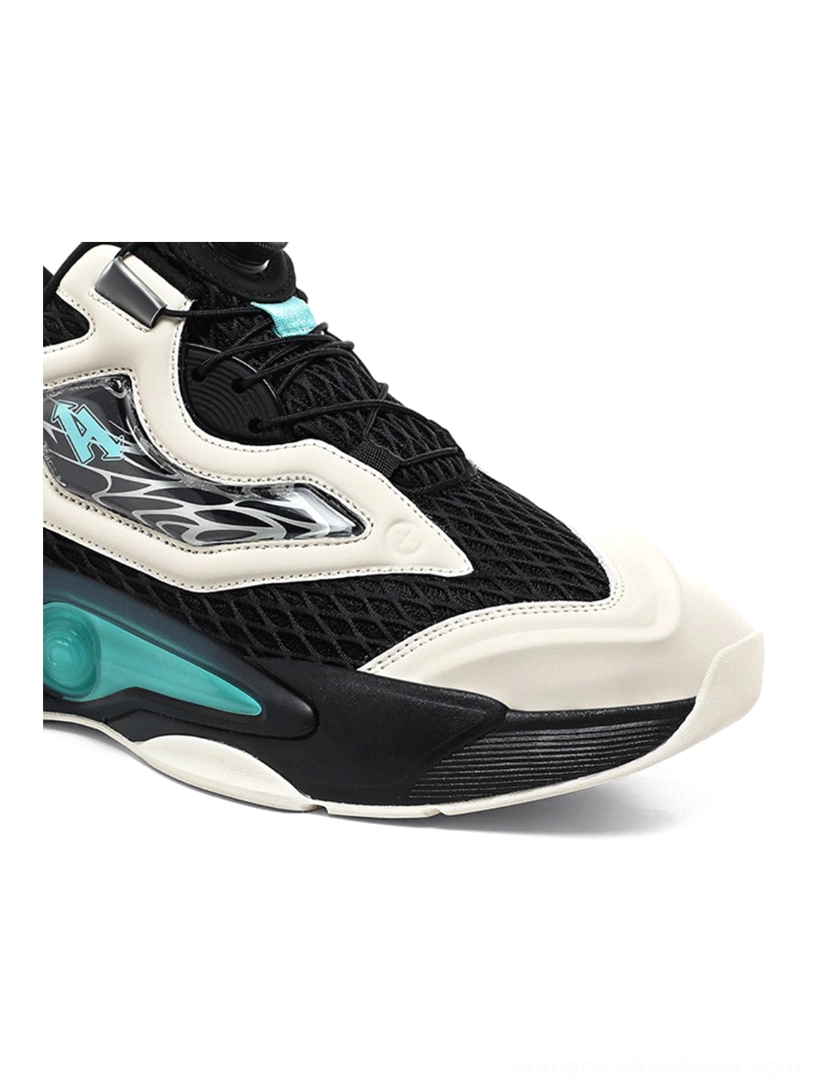 Contemporary air cushion street sneakers designed for techwear, gorpcore, and casual urban outfits