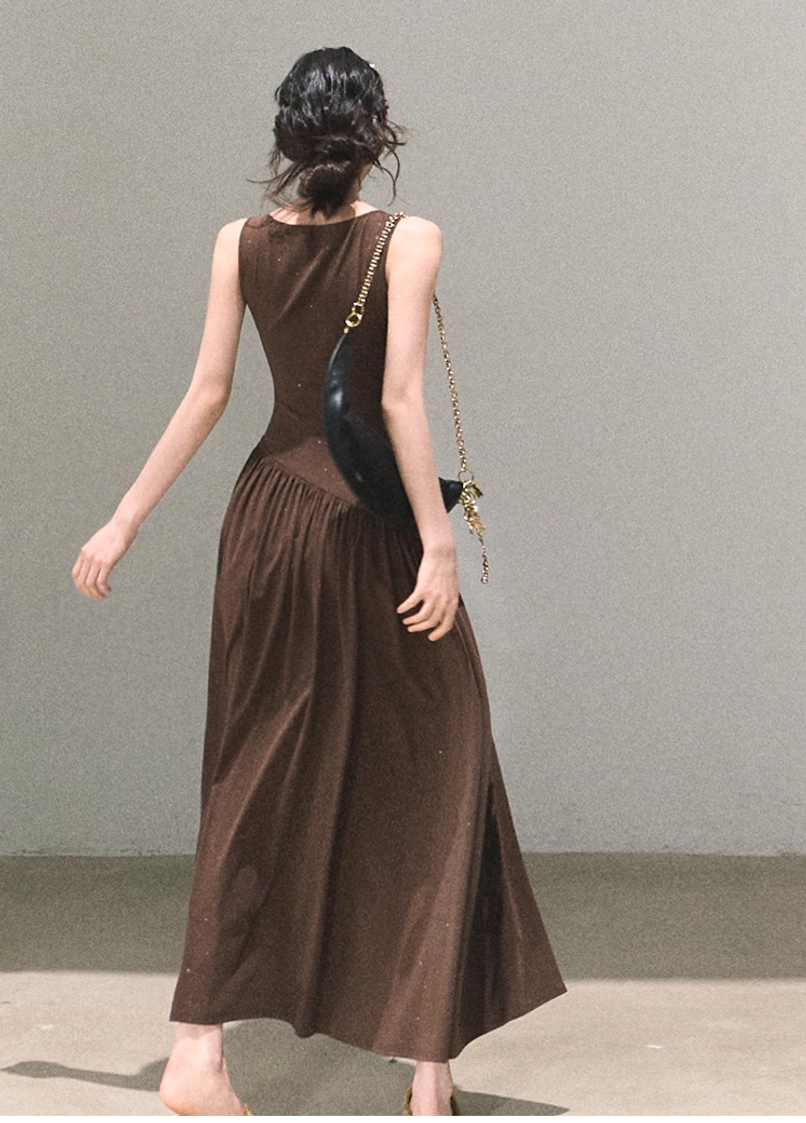 Asymmetrical lace waist dress suitable for summer outings holidays evening events and contemporary streetwear looks
