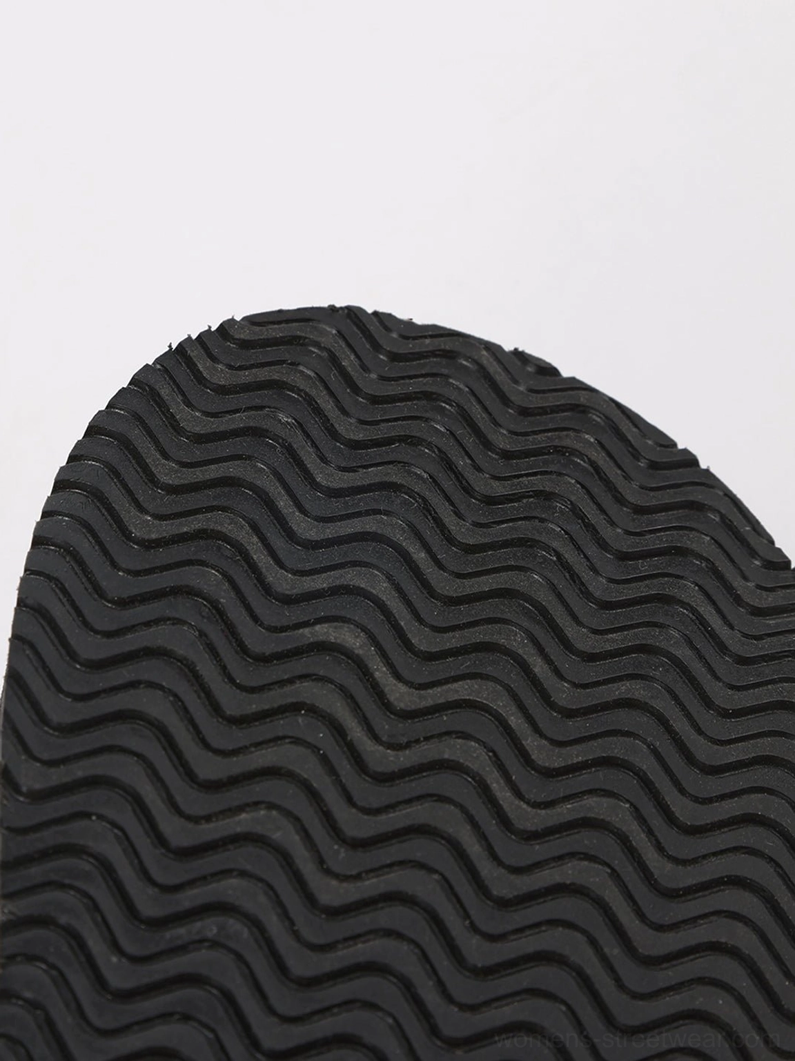 Black hibiscus embroidered platform wedge flip-flops streetwear inspired summer shoe product view