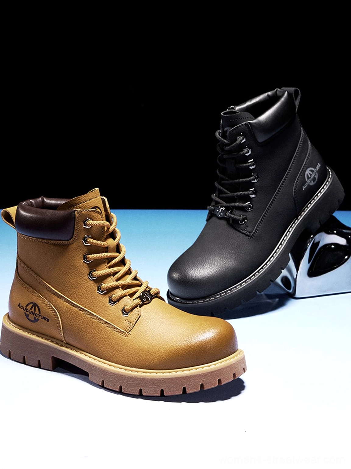Tactical zip-front ankle boots black colorway versatile foundation piece neutral styling reference