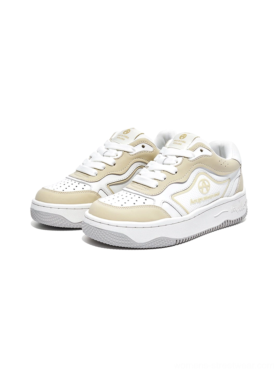 Graphic black and white skate sneakers with retro styling for Y2K Korean streetwear outfits