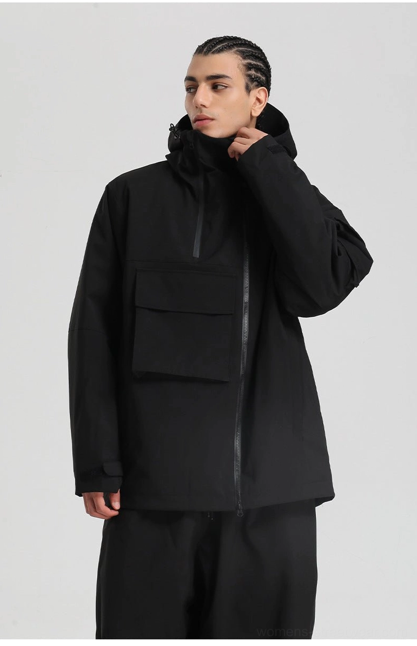 Block panel tech snowboard jacket functional oversized streetwear additional product image 29