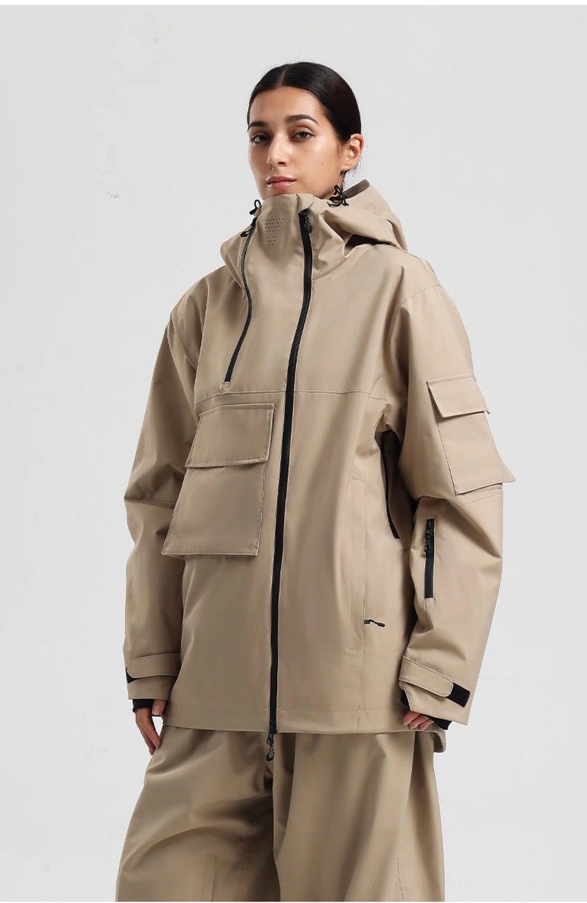 Block panel tech snowboard jacket roomy layering fit additional product image 26