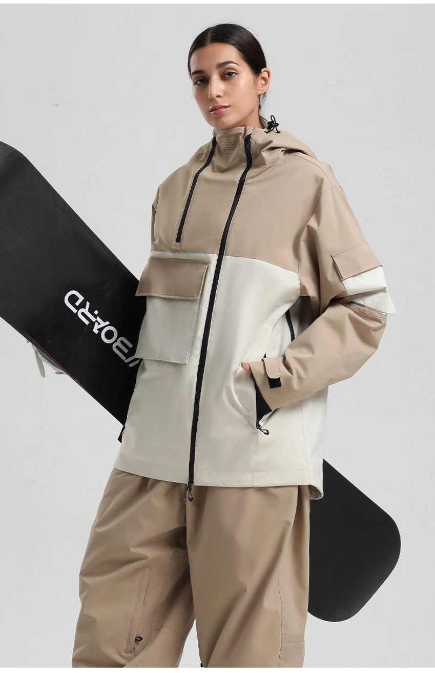 Block panel tech snowboard jacket technical winter layering additional product image 16