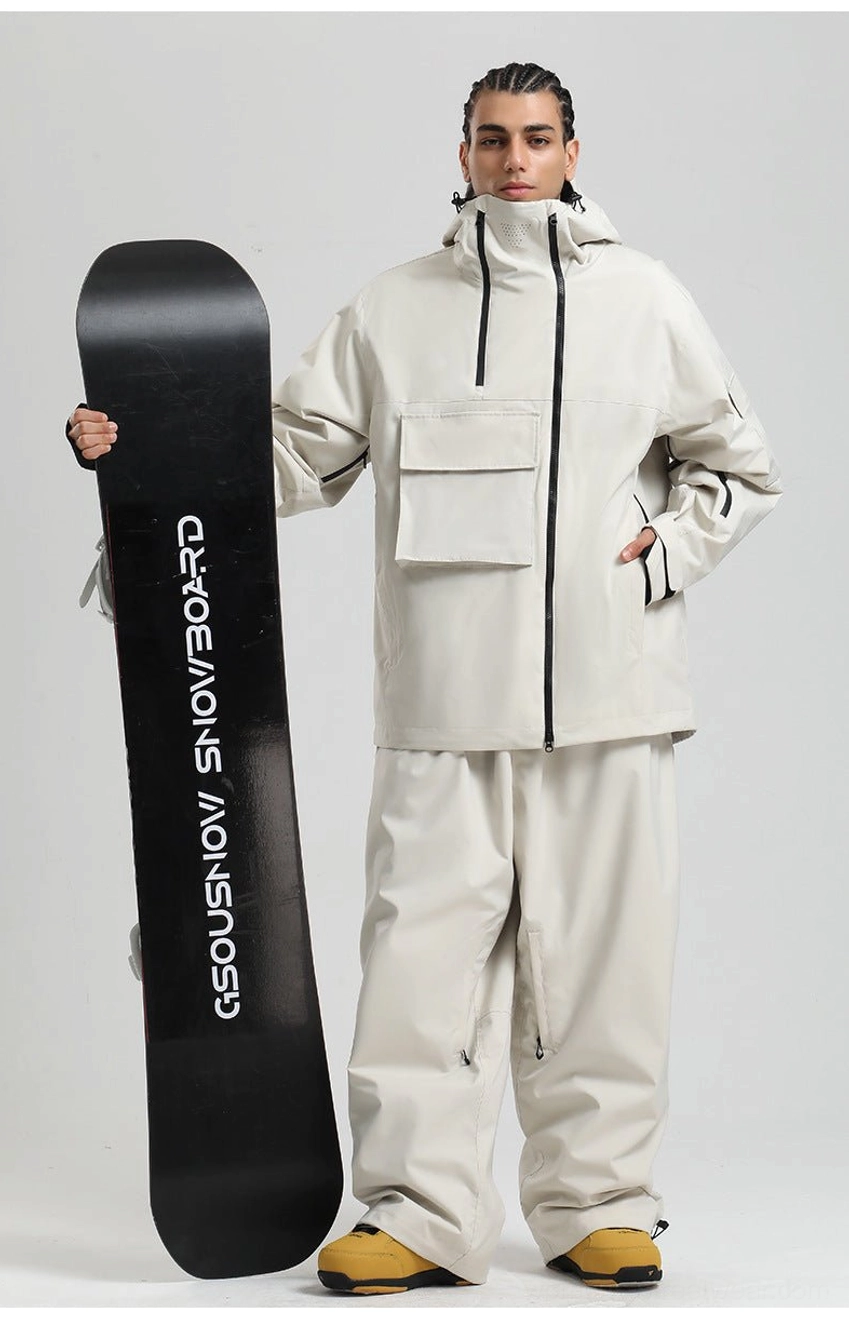 Block panel tech snowboard jacket technical snow gear additional product image 27