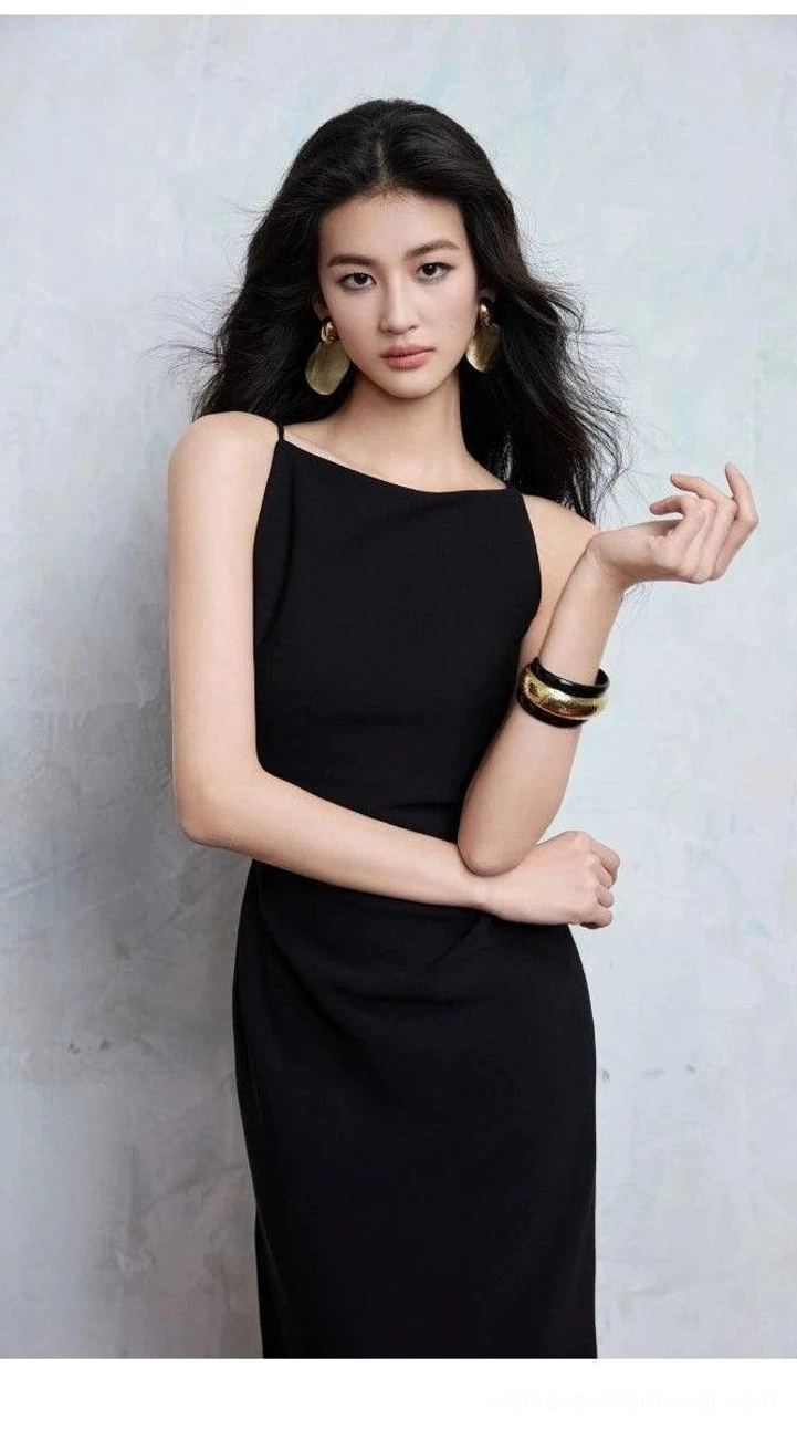 Boat neck bodycon midi dress in a sleek fitted silhouette with ruched side detail and contemporary minimalist styling