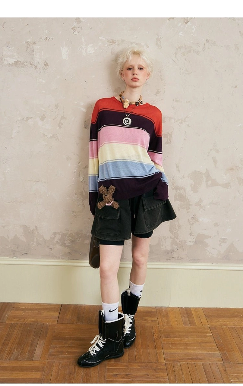 Cat dark grey color option - graphic sweatshirt and ruffle skirt with feline print design