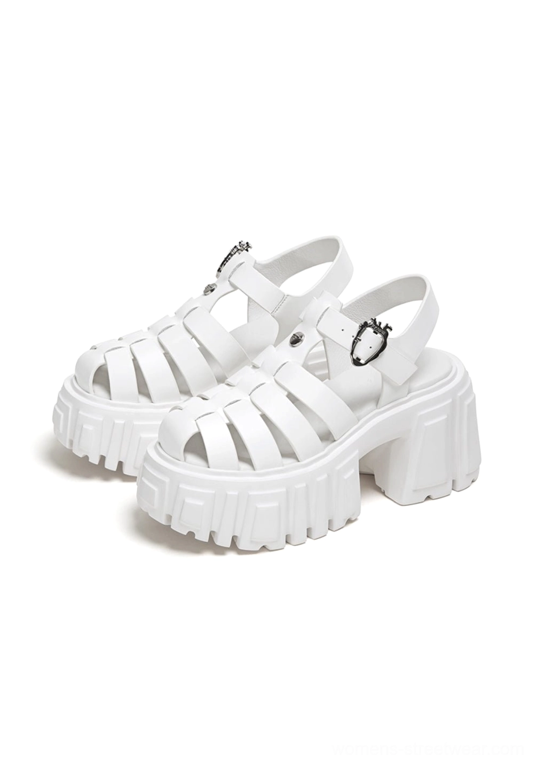 Chunky Roman platform sandal product image placeholder for streetwear footwear collection