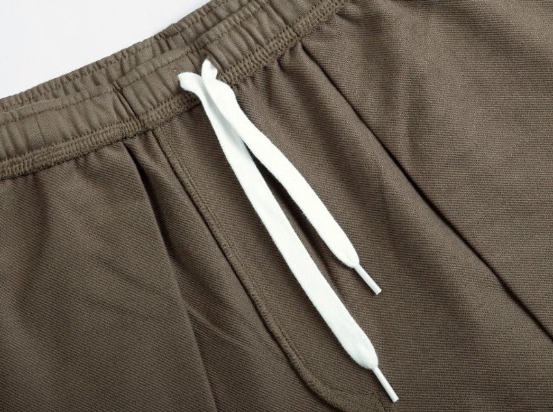 Comfortable relaxed fit streetwear shorts with easy-care French terry fabric and adjustable elastic drawstring waist