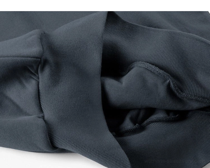 Double-layer oversized unisex heavyweight cotton blend hoodie streetwear product detail view