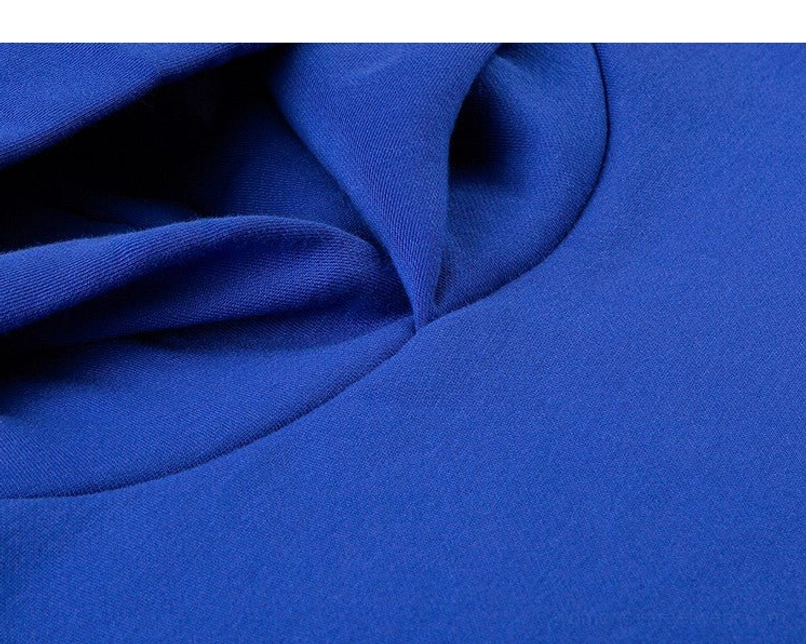 Minimal oversized unisex hoodie with dropped shoulder silhouette product view
