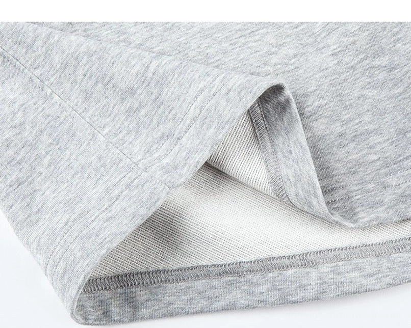 Everyday relaxed cotton sweat shorts with loose thigh-length cut and clean minimalist streetwear styling