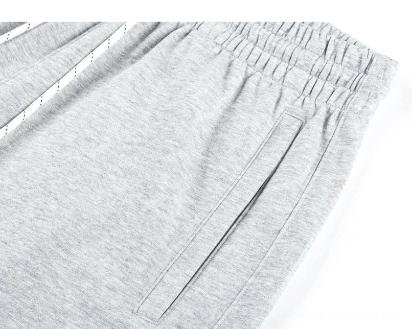 Modern cotton blend sweat shorts for oversized Korean fashion, Seoul streetwear, and casual layering
