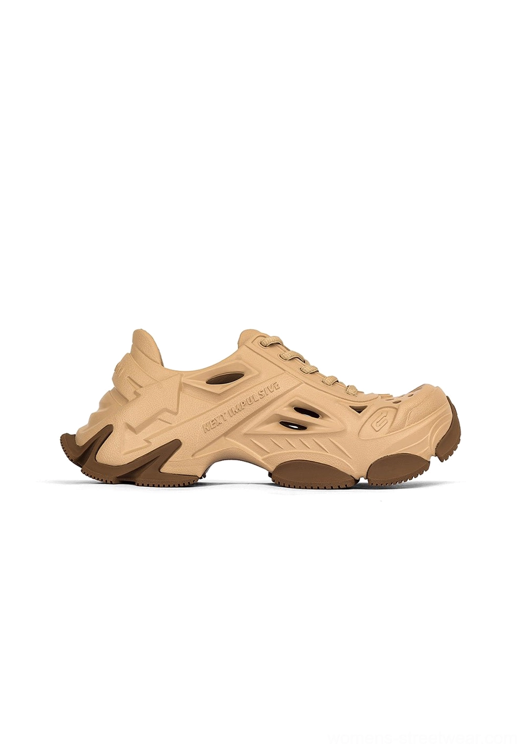 Statement-making chunky EVA platform clogs for futuristic casual wear and contemporary street style
