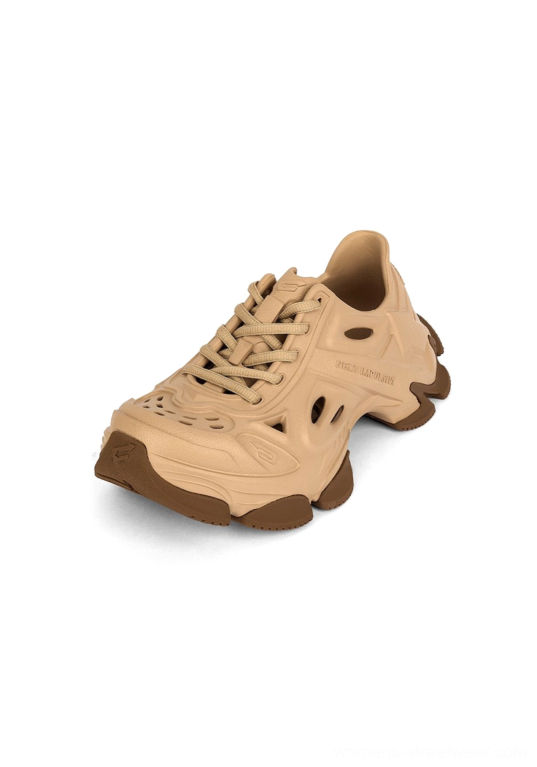 Unisex futuristic platform clogs with ventilated EVA construction and exaggerated chunky outsole