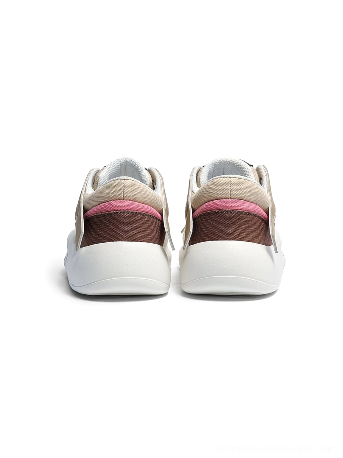 Additional product image of geometric panel platform runner sneakers with a sporty streetwear-inspired profile