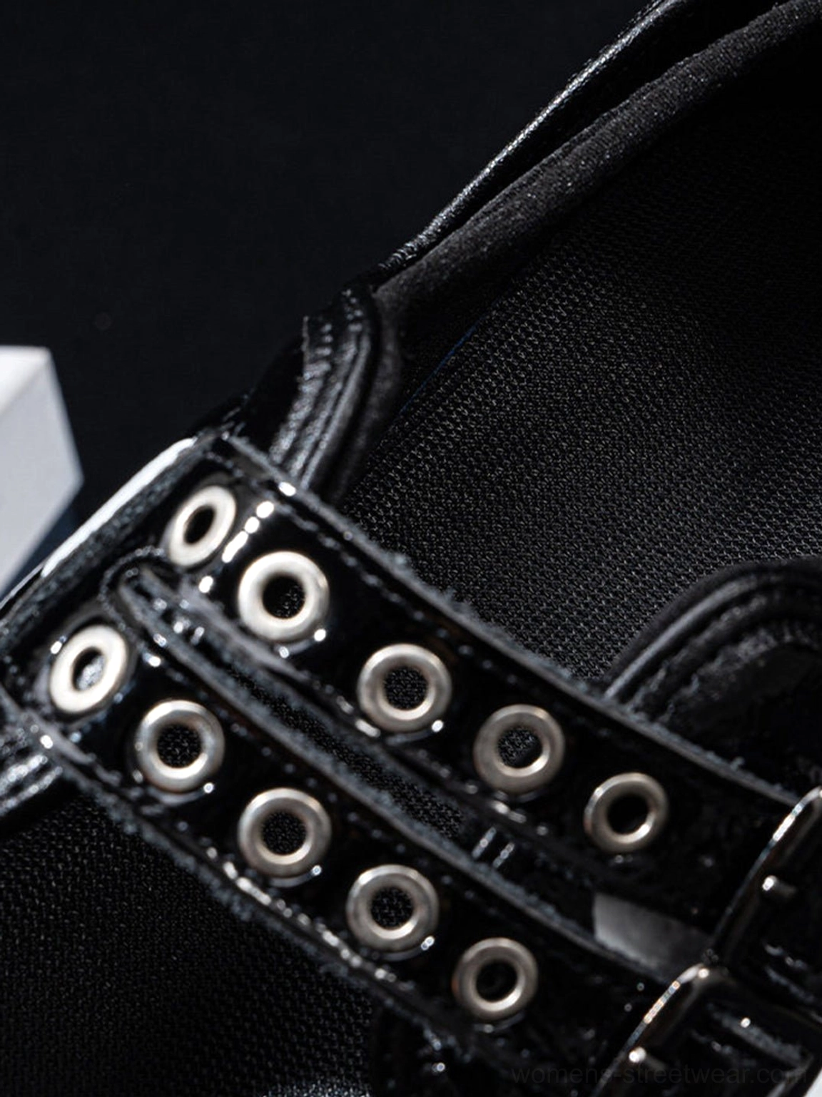 Graphic polka dot split-toe Mary Jane sneakers designed for Y2K and Acubi-inspired outfits