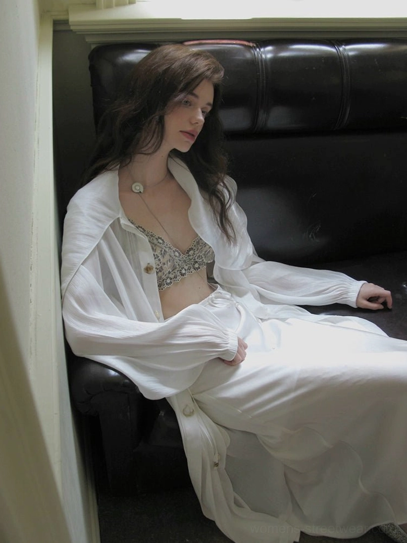 Grey peony lace halter neck top fashion product view with sculpted body hugging silhouette and floral texture