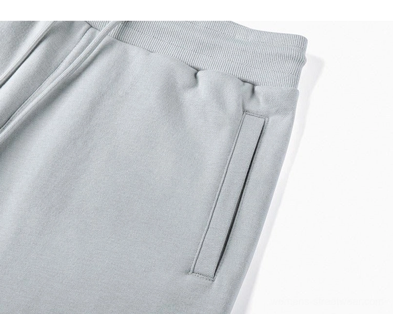 Heavyweight raw hem drawstring sweat shorts premium waistband construction detail