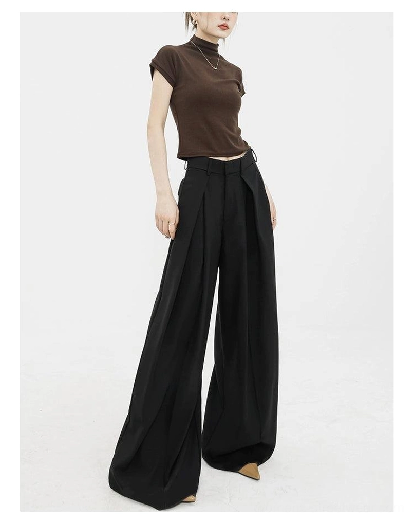 High-waist wide-leg palazzo streetwear pants full-length fashion styling view