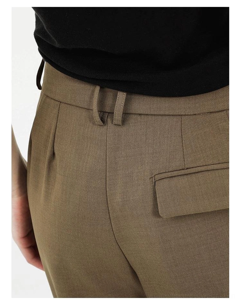 High-waist wide-leg palazzo streetwear pants stylish high-rise trouser detail
