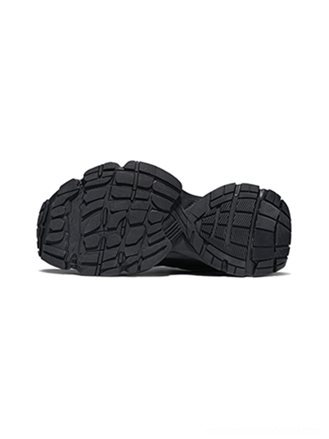 Metallic split-toe technical runner sneaker featuring mesh panels, synthetic overlays, pull-tab tongue, and technical outsole