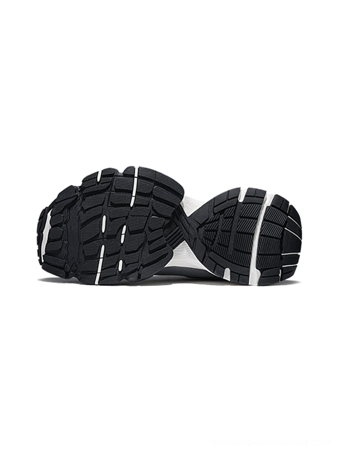 Metallic split-toe technical runner sneakers for modern techwear outfits with mesh construction and statement traction soles