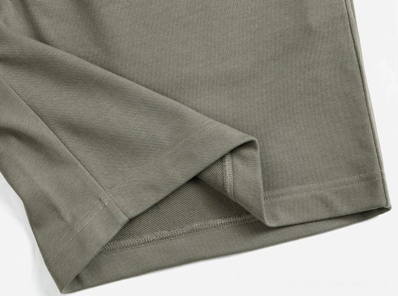 Minimal relaxed fit shorts suitable for Acubi fashion, Korean casual wear and contemporary everyday layering