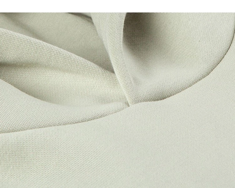 Minimal solid color oversized hoodie product image for Korean streetwear Acubi fashion and casual outfits