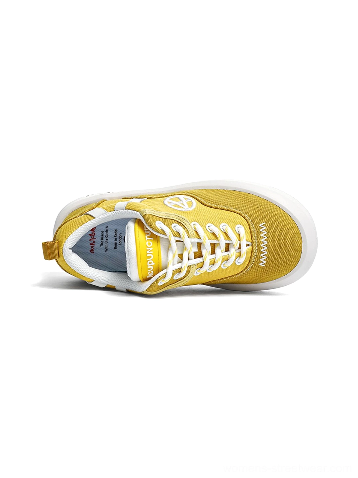 Modern Y2K street sneakers in neon colorblock canvas with graphic details and chunky platform proportions