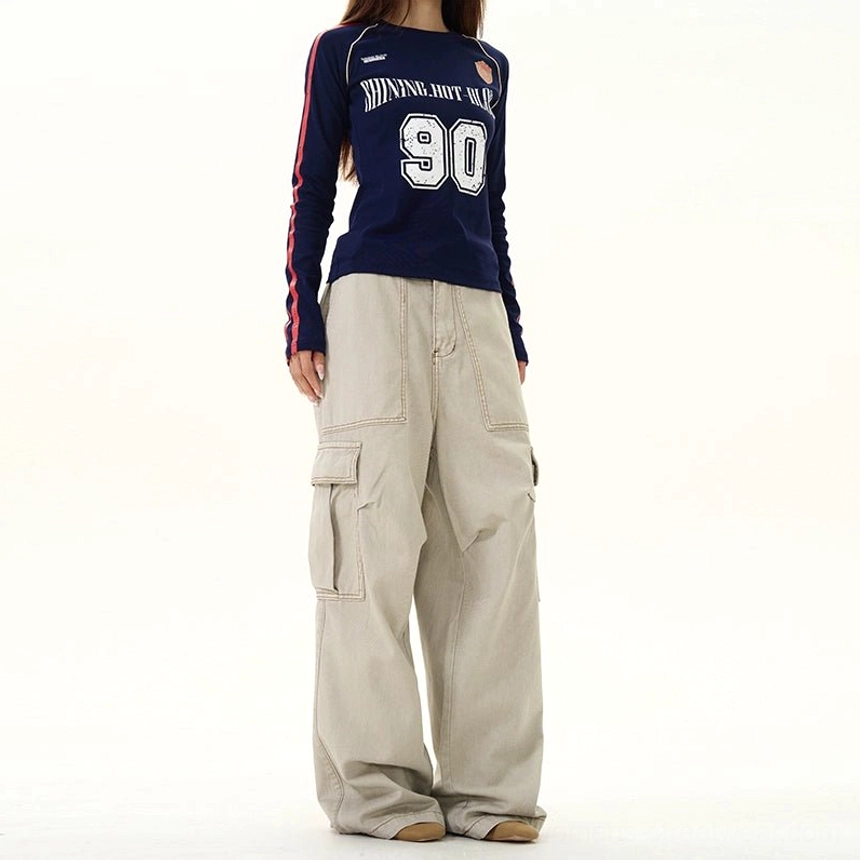 Relaxed cargo trousers and cropped cargo shorts in versatile neutral colors for layered streetwear outfits
