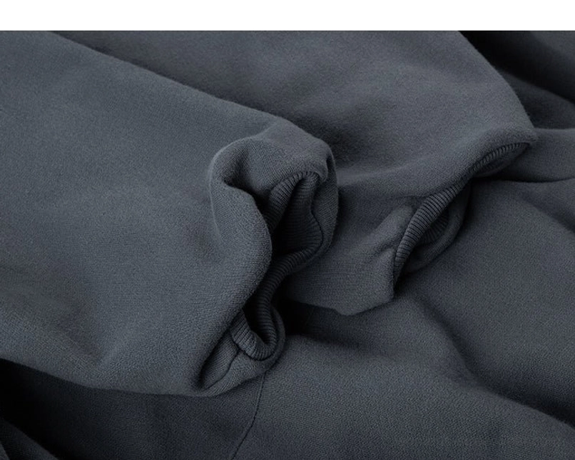 Relaxed oversized fleece-lined hoodie product image with cropped silhouette for Acubi and East Asian fashion styling