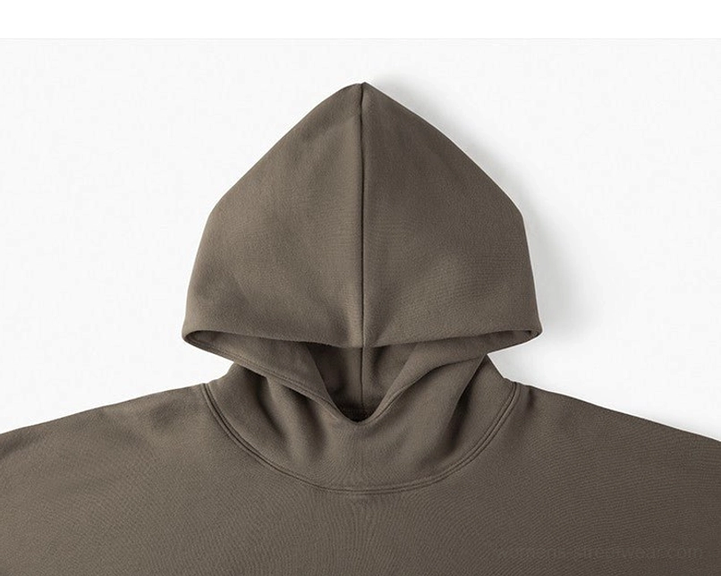 Warm oversized cropped fleece-lined hoodie gallery image designed for autumn winter layering and everyday comfort