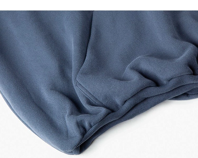 Oversized fleece-lined cropped hoodie gallery image showing comfortable proportions for casual city dressing