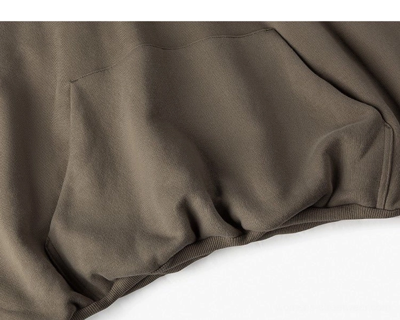 Oversized cropped fleece-lined hoodie gallery image highlighting contemporary proportions for women streetwear wardrobes
