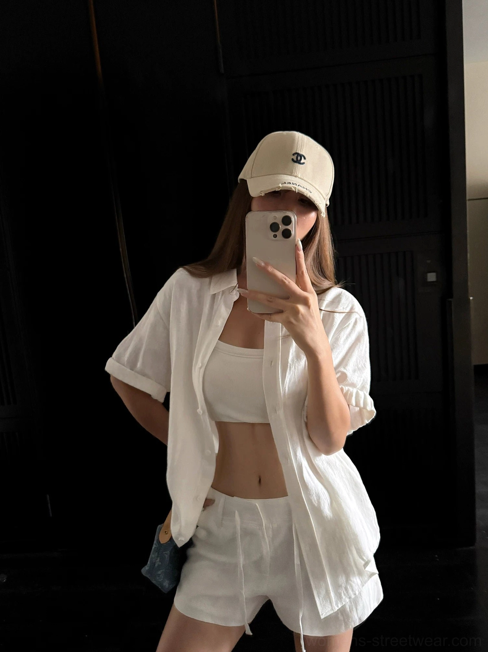 Oversized linen shirt true color display natural lighting off-white tone neutral palette