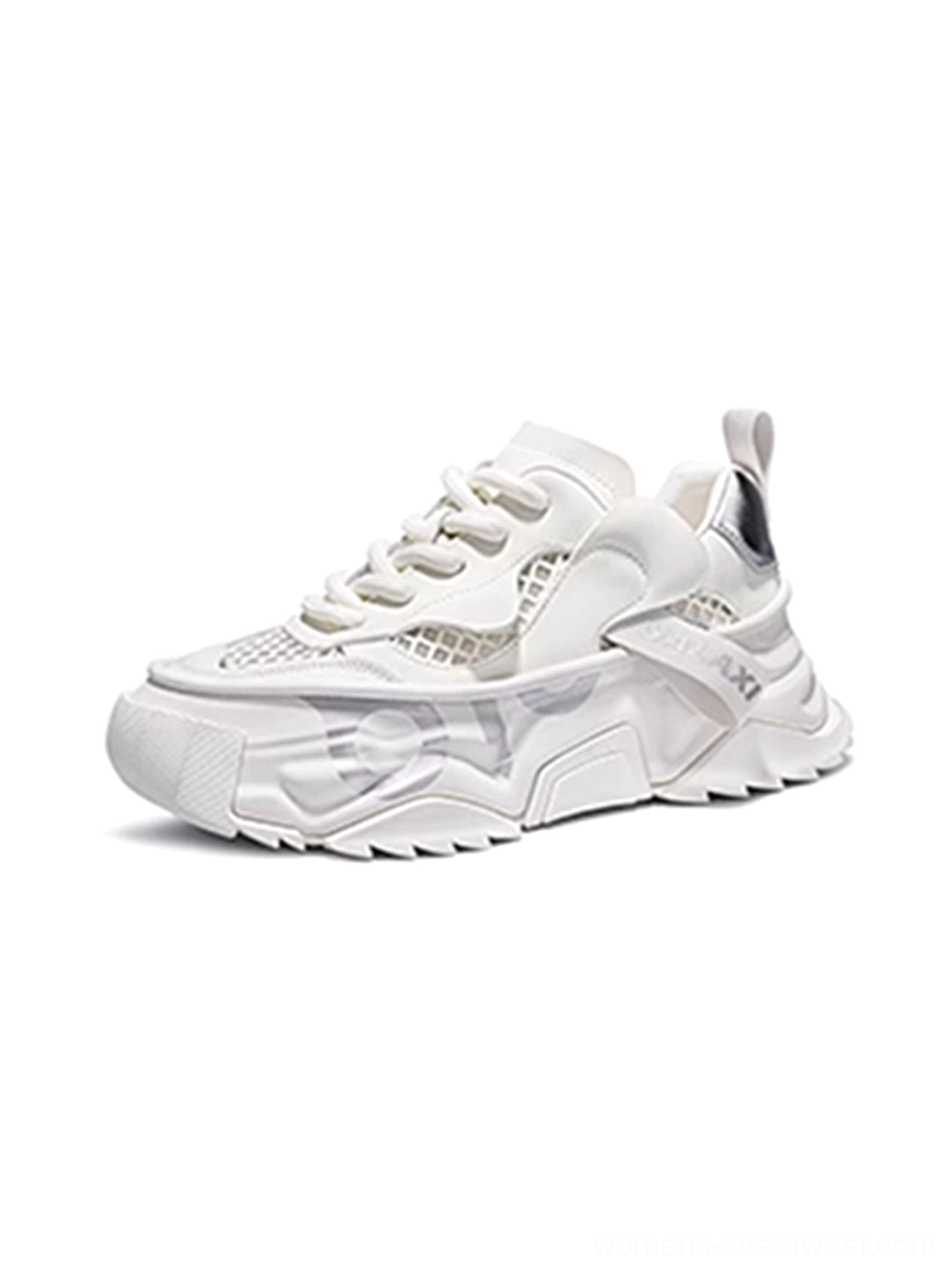 OWL 3.0 chunky platform dad sneakers for women streetwear detailed product view