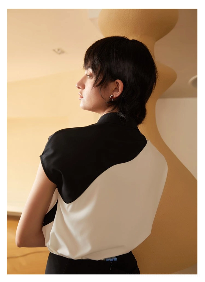 Panther embroidered shirt blouse product image suitable for skirts, trousers, denim, and layered outfits