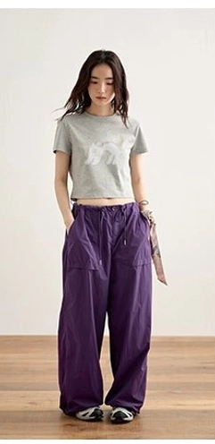 relaxed cargo pants almond white neutral streetwear palette versatile styling options
