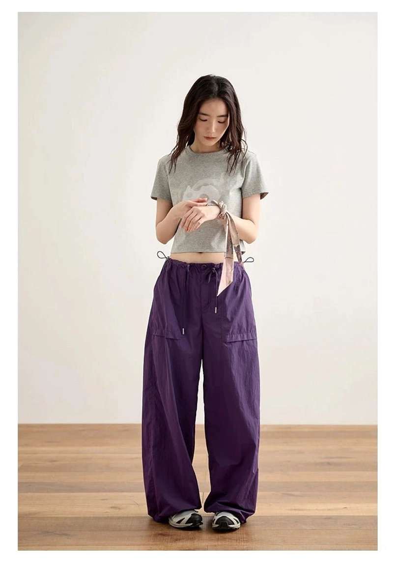 relaxed nylon cargo pants hiking boot pairing gorpcore functional streetwear look