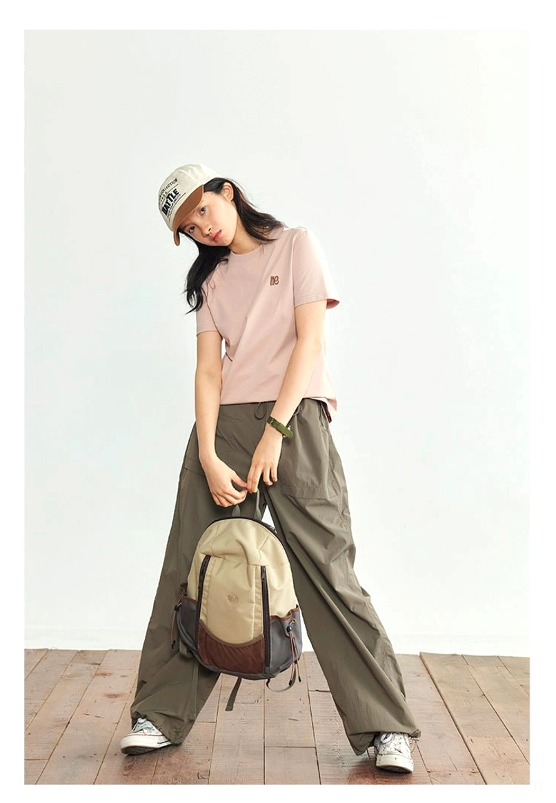 relaxed cargo pants lotus pink pastel streetwear color option styling versatility