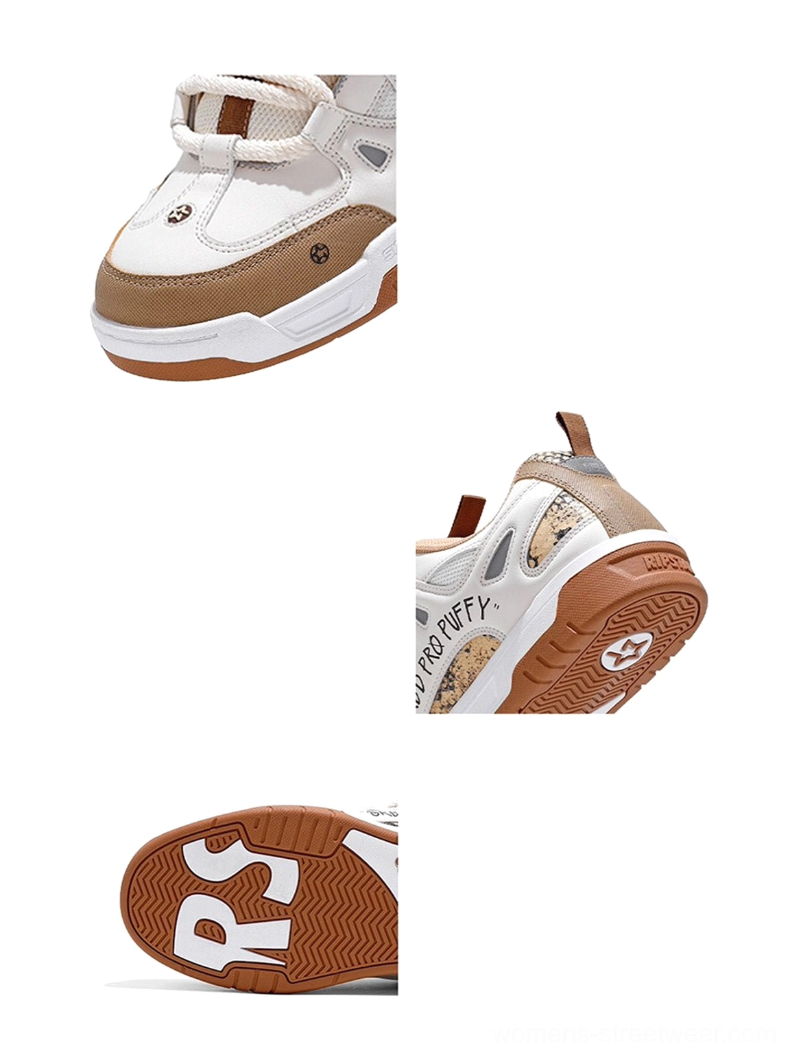 Retro chunky platform skate sneakers styled as a bold Y2K streetwear footwear essential with layered panels and oversized rubber sole