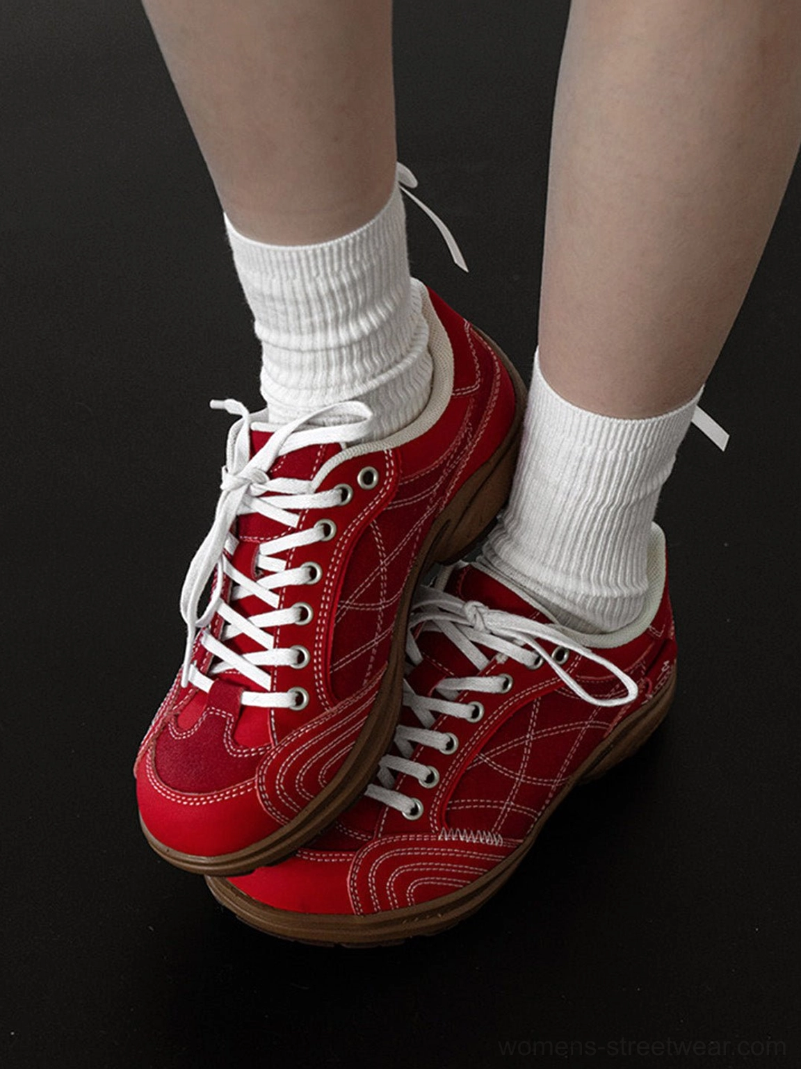 360-degree product view of vintage colorblock German trainer sneaker showing all design angles and colorblock paneling from multiple perspectives