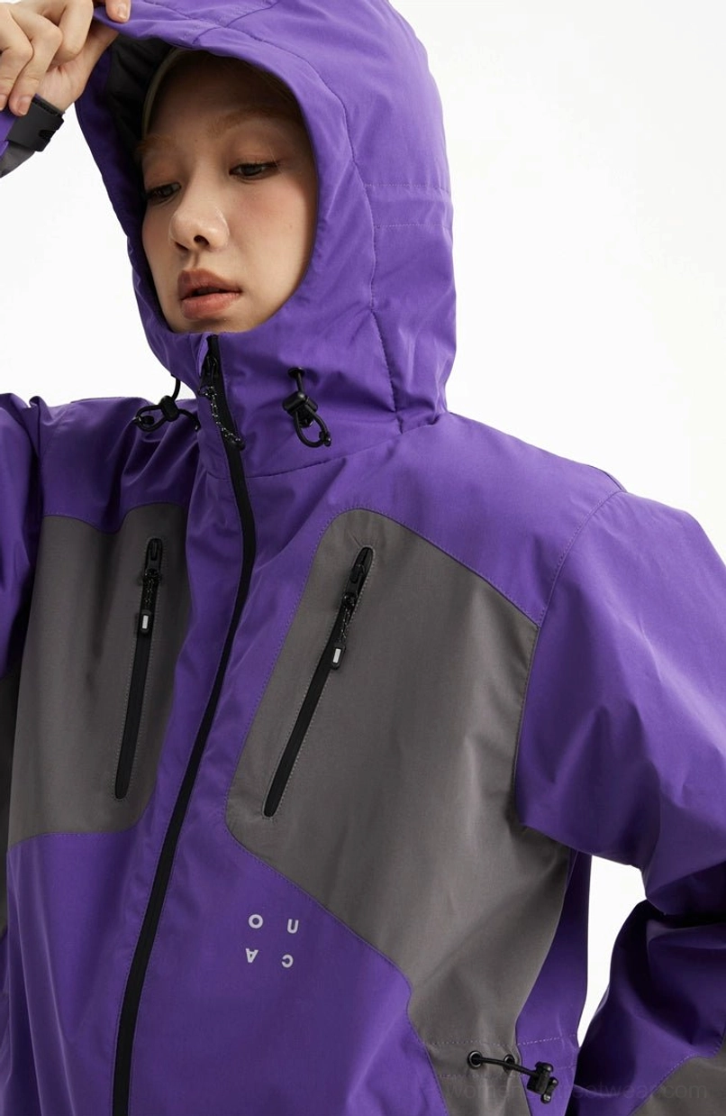 Contemporary Seoul streetwear padded jacket designed for layered cold weather outfits