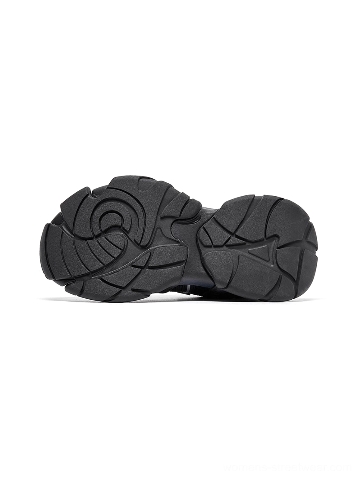 Silver cage panel chunky platform sneakers lace up closure and metallic cage overlay view