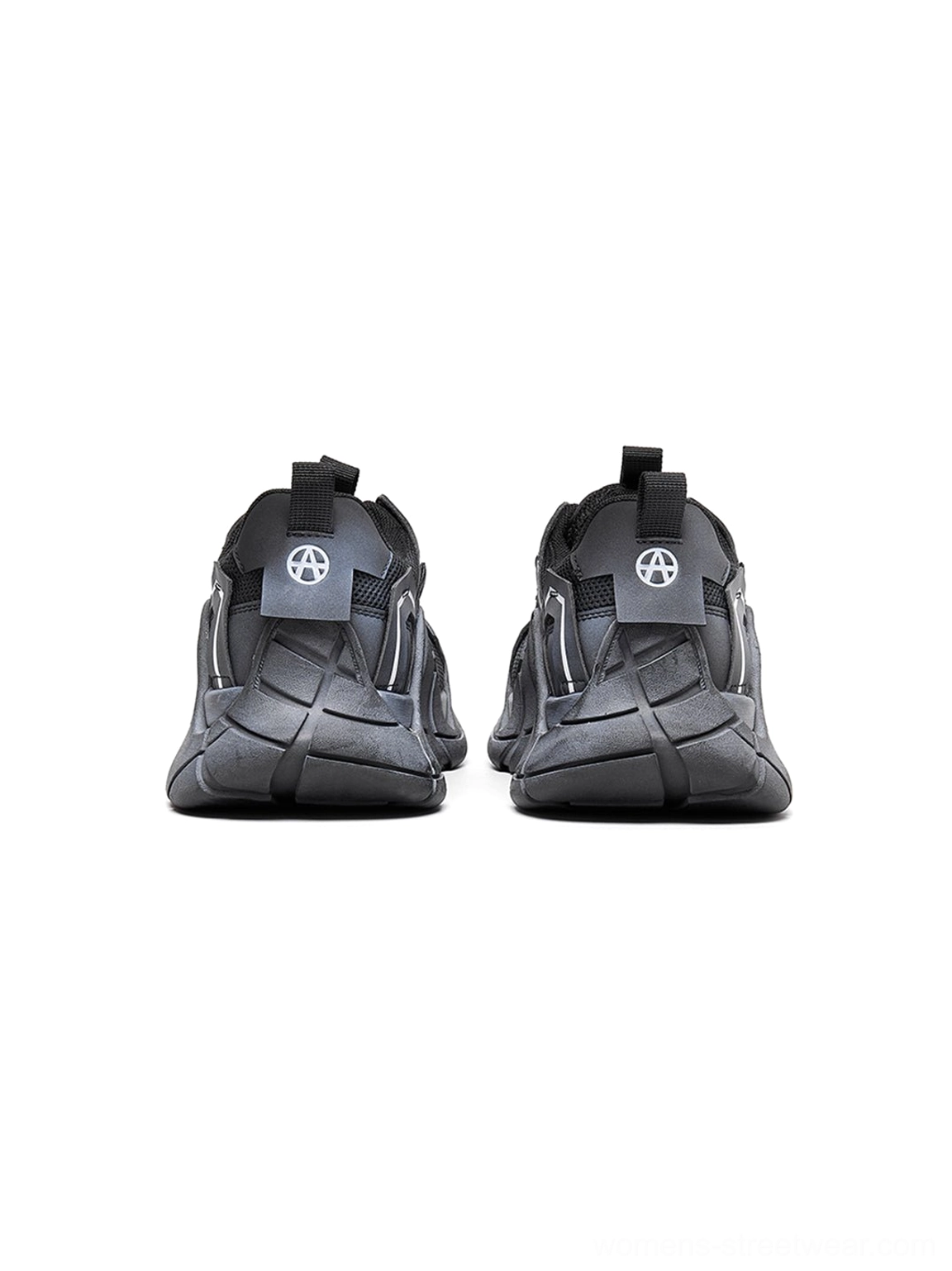 Silver cage panel chunky platform sneakers metallic mesh upper and rugged sole detail