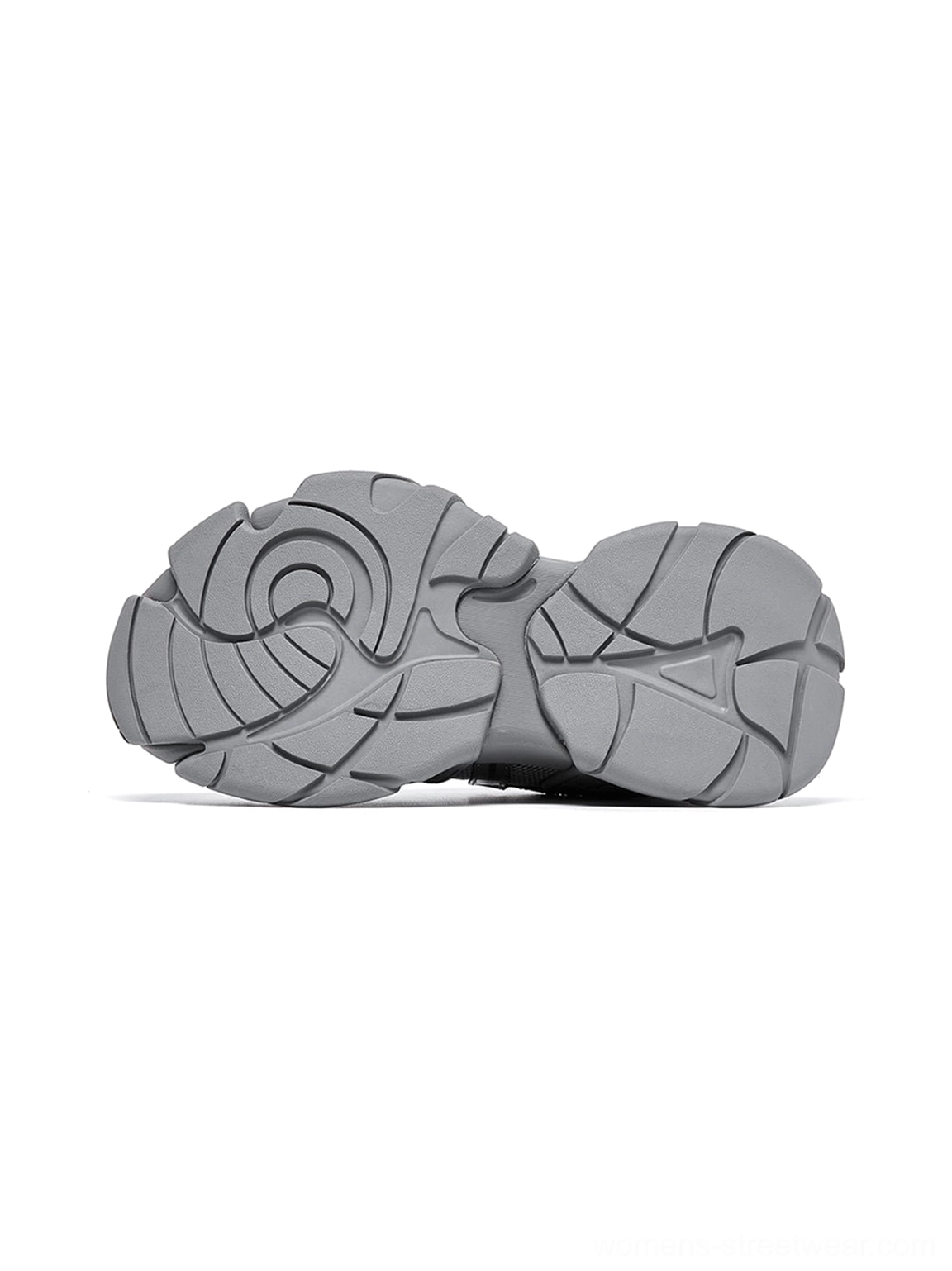 Silver cage panel chunky platform sneakers silver metallic Y2K fashion footwear view