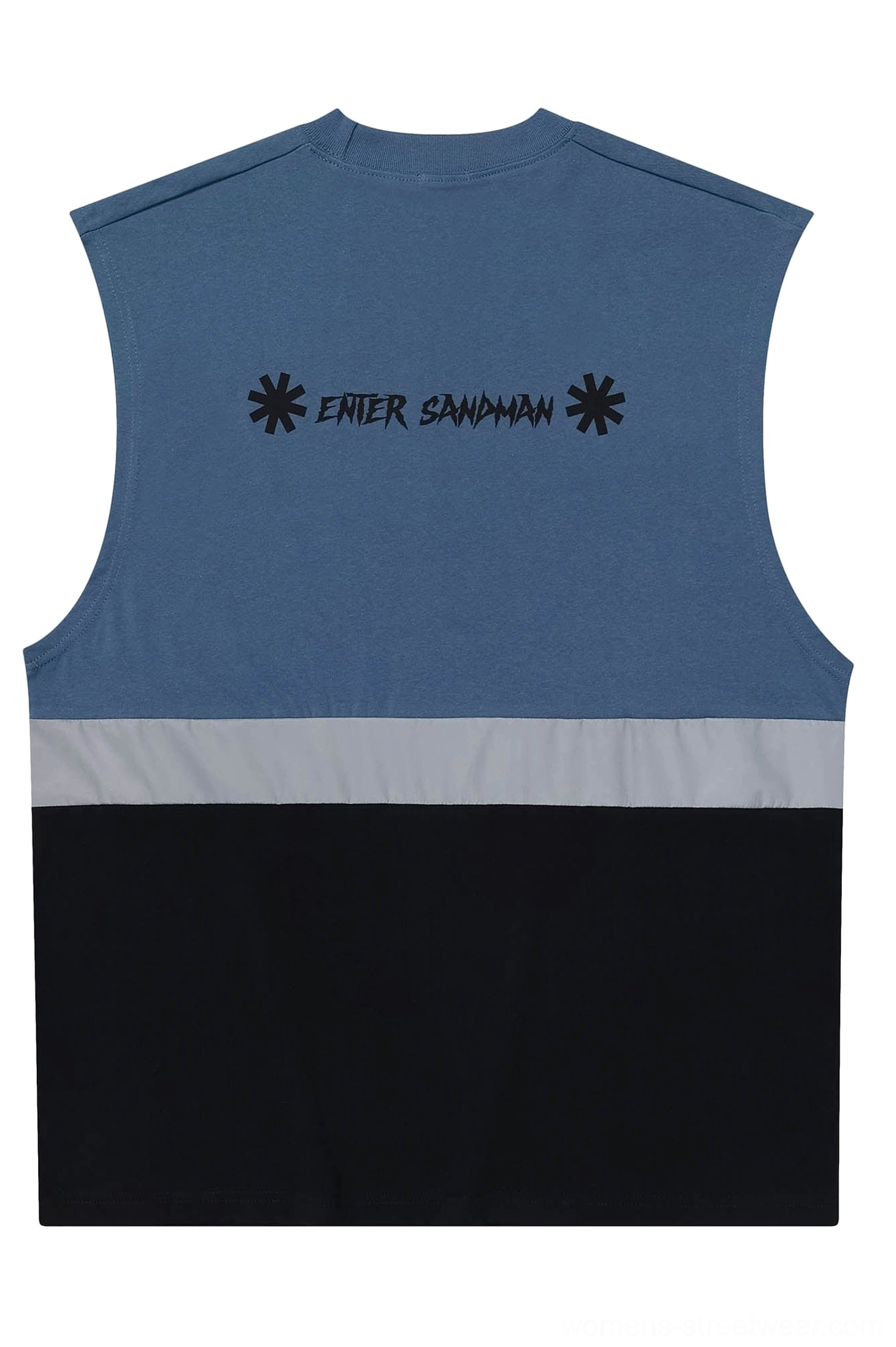 Statement neon colorblock gothic tank top for Y2K, Korean streetwear, and expressive everyday styling