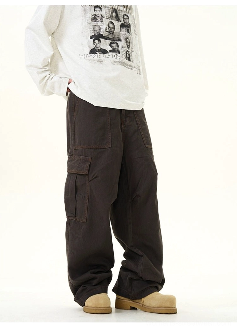 Streetwear cargo pants and shorts with a loose oversized fit and versatile everyday styling potential